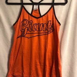 Giants racer back tank top